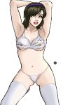  armpit d! d!_(artist) flo_(progressive_insurance) mascots navel progressive_auto_insurance thighhighs 