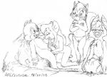 asthexiancal chip_'n_dale_rescue_rangers chip_(disney) cowgirl_position dale_(disney) david_siegl embarrassed embarrassed_nude_female fellatio foxglove furry gadget_hackwrench interspecies monochrome tammy_squirrel