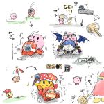  king_dedede kirby kirby_(series) meta_knight waddle_dee waddle_doo 