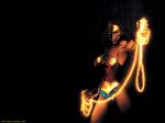  1024x768 circlet cuffs lasso michael_turner peter_steigerwald wallpaper wonder_woman 