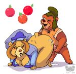  disney furry grammi_gummi gruffi_gummi gummi_bears white_background 