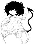  big_breasts cold doodle jacket shmaplos thick_thighs turnip_(shmaplos) 