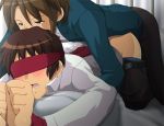 2boys anal bdsm blindfold blush bondage bound indoors itsuki_koizumi koizumi_itsuki kyon male_focus multiple_boys necktie open_mouth sex suzumiya_haruhi_no_yuuutsu the_melancholy_of_haruhi_suzumiya yaoi