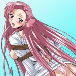 1girl ass bdsm blush bondage bound breasts code_geass euphemia_li_britannia lowres panties rope shibari solo underwear
