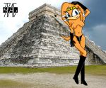 3pac_(artist) furry mexico sonic_(series) tikal_the_echidna topless