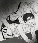  attack_on_titan erwin_smith levi_ackerman male male_penetrated yaoi yaoi 