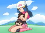 blue_eyes blue_hair creatures_(company) dawn dawn_(pokemon) double_dildo game_freak game_grumps hat hikari_(pokemon) humans_of_pokemon looking_at_viewer nintendo pokemon pokemon_(anime) pokemon_(game) pokemon_black_and_white pokemon_bw pokemon_dppt