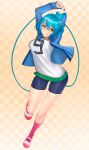 blue_hair breasts jump_rope nutaku phyilis_(project_qt) project_qt