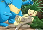 1girl anal anal_sex bbmbbf exeggutor feraligatr nintendo palcomix pokemon pokepornlive