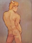 1boy battle_tendency blonde_hair caesar_anthonio_zeppeli italian_male jojo's_bizarre_adventure looking_at_viewer male male_only nude_male solo_male