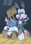  calamity_coyote furrball minum tiny_toon_adventures warner_brothers 