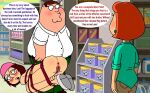 1boy 2girls anus ass ass_up bare_ass being_carried blush blushing blushing_profusely bondage bottomless breasts carried carried_partner carried_person carrying carrying_partner carrying_person daughter dialogue family_guy father father_&_daughter father_and_daughter female incest lois_griffin male meg_griffin mother no_panties nude nude_female peter_griffin public public_nudity puffy_pussy red_anus restrained rope_bondage tied tied_up top_down_bottom_up uso_(artist)