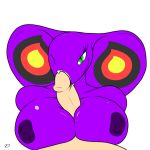 1_anthro 1_female 1_male 1boy 1girl anthro anthrofied arbok big_breasts breasts cobra cum erection female green_eyes hetero huge_breasts human human/anthro humanoid_penis interspecies male male/female male_human nintendo nipples nude penis plain_background pokemon pokephilia purple_body pussy scales sebrina_arbok smile snake ticklishways video_games white_background zp92