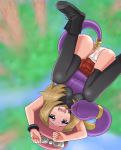  1girl blush ekans fataris monster nintendo panties pokemon pokemon_(game) pokemon_xy pussy serena serena_(pokemon) snake solo tears underwear 