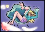  blonde_hair chiko_(mario) dress ecarlate feet long_hair luma mario_(series) nintendo panties princess_rosalina purple_panties rosalina rosalina_(mario) rosetta_(mario) star stars super_mario super_mario_bros. super_mario_galaxy underwear upskirt 