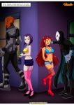  dc dc_comics deathstroke palcomix raven&#039;s_lust raven_(dc) red_x slade starfire teen_titans 