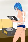 1girl 2019 ass eve-ashgrove friendship_is_magic humanized my_little_pony panties record_player tank_top vinyl_scratch vinyl_scratch_(eg)