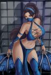  alluring athletic_female brown_eyes cleavage female female_abs fit_female kitana midway midway_games mortal_kombat_4 mortal_kombat_armageddon mortal_kombat_deadly_alliance mortal_kombat_ii ultimate_mortal_kombat_3 