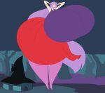 disney gigantic_ass gigantic_breasts hourglass_figure madam_mim purple_hair the_sword_in_the_stone two-ton_neko very_long_hair