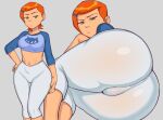 1girl 1girl 1girl ass ben_10 big_ass breasts cameltoe cartoon_network dat_ass eye_contact female_only fully_clothed gray_impact green_eyes gwen_tennyson huge_ass looking_at_viewer orange_hair pants pawg short_hair thick_thighs tight_clothing tight_pants wide_hips