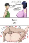 anal big_breasts boruto:_naruto_next_generations cyberboi grizzlyart hinata_hyuuga instant_loss_2koma kawaki male_on_top mating_press naruto third-party_edit