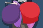 disney gigantic_ass gigantic_breasts hourglass_figure madam_mim purple_hair the_sword_in_the_stone two-ton_neko very_long_hair