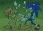 1boy 1girl aquaphilia archie_comics chipmunk condom doggy_position female hedgehog male male/female sally_acorn sega sonic_(series) sonic_satam sonic_the_hedgehog sonic_the_hedgehog_(archie) sonic_the_hedgehog_(comics) sonic_the_hedgehog_(series) sonigoku tagme underwater