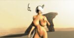  1girl 1girl 1girl 2b archway areola ashley_williams belly belly_button blindfold brown_body brown_nipples brown_skin buildings cosplay crossover cybercole360 desert erect_nipples female_focus female_human female_only female_solo games headband headwear huge_breasts human human_only legs legs_apart lips lipstick mass_effect mass_effect_2 mass_effect_3 mountains mouth navel nier nier:_automata nier_(series) nude nude nude_female outdoor_nudity outside outside pink_lips pod_(nier) pose posing posing_nude posing_with_weapon pussy pussy_lips ruin sand shadow shaved shaved_pubic_hair shaved_pussy shaved_vagina short_hair silver_hair sky solo_female solo_focus stairs standing standing_up stomach sunset sword thick_thighs thighs video_games weapon weapon_behind_back weapon_on_back white_hair xps yorha_2b_(cosplay) yorha_no._2_type_b 