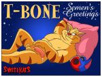  chance_furlong cumming_penis furry male nude_male solo svastikats swat_kats t-bone_(swat_cats) 