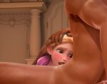  blonde_hair cute deepthroat ralph_breaks_the_internet rapunzel sucking tangled wreck-it_ralph 