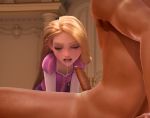  blonde_hair cute deepthroat ralph_breaks_the_internet rapunzel sucking tangled wreck-it_ralph 