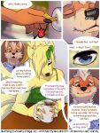  2012 anthro arcanine blush burning_curiosity canine comic crossdressing dialogue elan_ardor english_text fox fur furry girly herraardy male scy_storm text tyson_ardor 