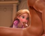  blonde_hair cute deepthroat ralph_breaks_the_internet rapunzel sucking tangled wreck-it_ralph 