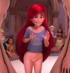  cute legs princess_ariel ralph_breaks_the_internet the_little_mermaid wreck-it_ralph 