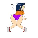 ? ass black_hair bluelimelight jackie_chan_adventures jade_chan panties yellow_eyes