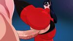 anus bodysuit erect_penis gif mask shaved_pussy the_incredibles violet_parr