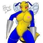 beedrill pokemon revadiehard white_background wings