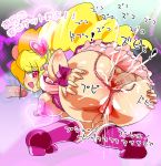 anal ass blush breasts censored cure_peach fresh_precure! fresh_pretty_cure love_momozono momozono_rabu penis precure pretty_cure pussy smile spread_ass translation_request v-string はとぴよ