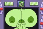  disgust_(inside_out) disney futanari huge_penis hyper_breasts hypfutalover inside_out milking_machine penis_milking_machine ready_to_cum tagme 