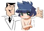  black_hair bob_cut buttercup_(ppgz) green_eyes kaoru_matsubara magical_girl powerpuff_girls_z professor_utonium 