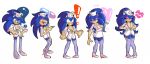 ! ? anthro big_breasts blue_hair bra breast_fondling breast_grab breasts cameltoe cleavage crossgender cuisine female fondling green_eyes hair heart hedgehog kiss_mark looking_at_viewer male nipples nurse nurse_uniform one_eye_closed panties pill sega smile sonic_the_hedgehog tongue tongue_out transformation underwear wink