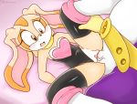 1girl big_the_cat cream_the_rabbit duplichance nipples nude sega sonic_the_hedgehog_(series) tagme vaginal_penetration