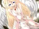  angel_wings blonde_hair blue_eyes bracelet censored clothed_female_nude_male clothed_sex female femdom frfr game_cg goddess hetero ilias jewelry long_hair lots_of_jewelry mon-musu_quest! monster_girl monster_girl_quest penis rape sex straddling toro_toro_resistance very_long_hair wings 