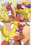  bbmbbf comic digihentai digimon guilmon palcomix renamon when_boys_ruled_the_world 