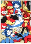 archie_comics barefoot bbmbbf breasts canine comic female fiona_fox fox foxxxes krystal li_moon mind_control mobius_unleashed nintendo oral palcomix pussy sega sonic_(series) sonic_the_hedgehog_(series) star_fox text video_games yuri