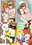  bbmbbf comic digihentai digimon gatomon guilmon kari_kamiya palcomix patamon renamon rika_nonaka takato_matsuki takeru_takaishi tk_takaishi when_boys_ruled_the_world 