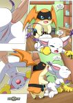  bbmbbf comic digihentai digimon gatomon palcomix patamon when_boys_ruled_the_world 