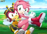 amy_rose anal anthro bbmbbf charmy_bee furry mobius_unleashed palcomix sega sonic_(series) sonic_team sonic_the_hedgehog_(series)