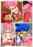 amy_rose anthro archie_comics bbmbbf bisexual breasts butt chipmunk comic dildo doggy_position female from_behind furry hedgehog lingerie male mobius_unleashed palcomix penetration penis pussy sally_acorn saturday_night_fun_3 sega sex sex_toy sonic_(series) sonic_team sonic_the_hedgehog sonic_the_hedgehog_(series) strap-on yuri