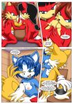 1boy 3girls archie_comics ass bbmbbf female fiona_fox foxxxes krystal li_moon male miles_"tails"_prower mobius_unleashed multiple_girls nintendo palcomix sega sonic_(series) sonic_the_hedgehog_(series) star_fox text